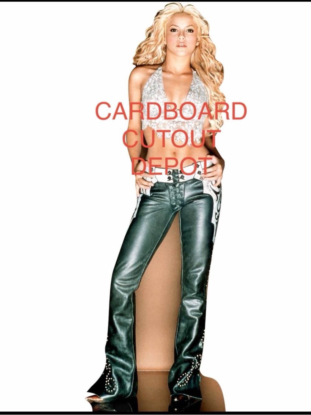 Shakira Life Size Cardboard Cutout Free Shipping! LAST ONE!